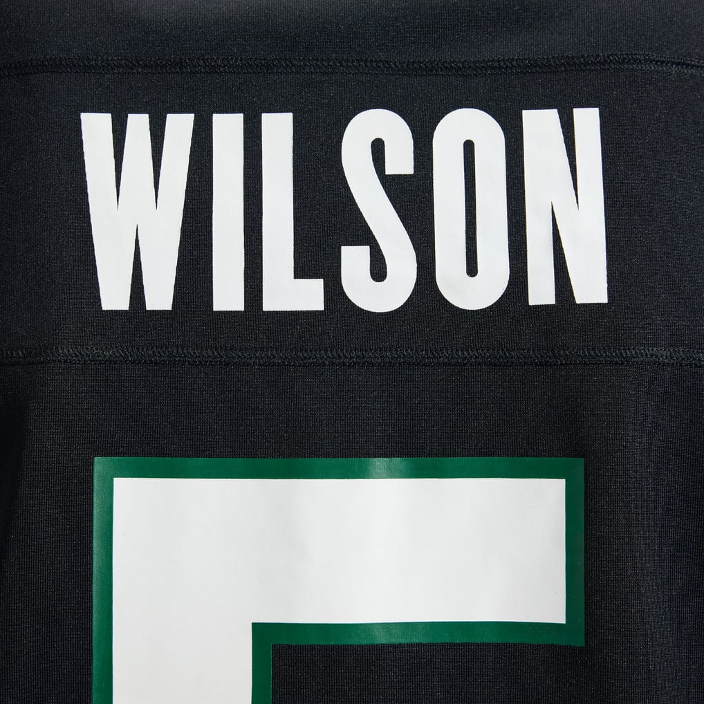 Men's New York Jets Garrett Wilson Nike Legacy Black Alternate Game Jersey - Image 13