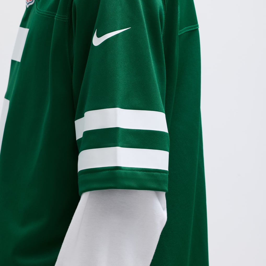 Men's New York Jets Garrett Wilson Nike Legacy Green Game Jersey - Image 11