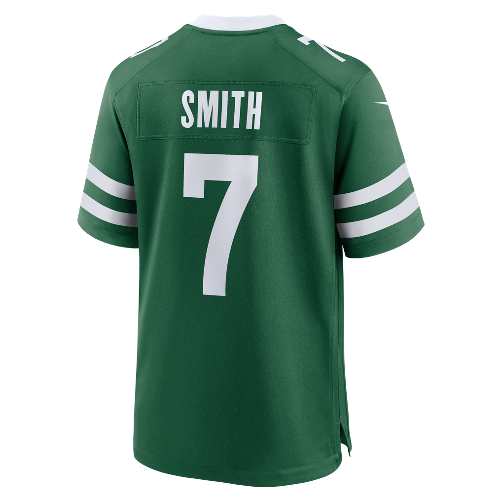 Men's New York Jets Geno Smith Nike Legacy Green Game Jersey - Image 4