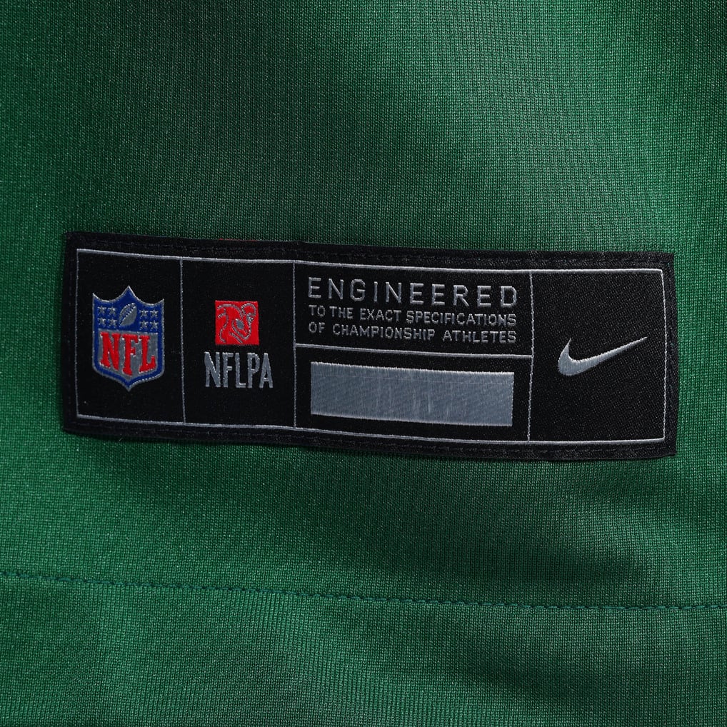 Men's New York Jets Geno Smith Nike Legacy Green Game Jersey - Image 9