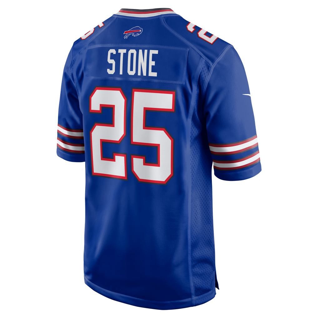 Men's Buffalo Bills Geno Stone Nike  Royal Team Game Jersey - Image 4