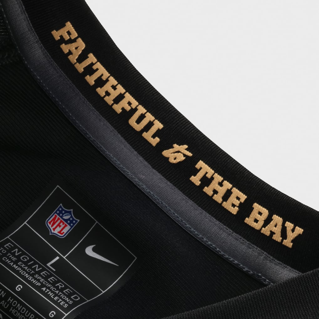 Men's San Francisco 49ers George Kittle Nike Black Rivalries Collection Game Jersey - Image 12