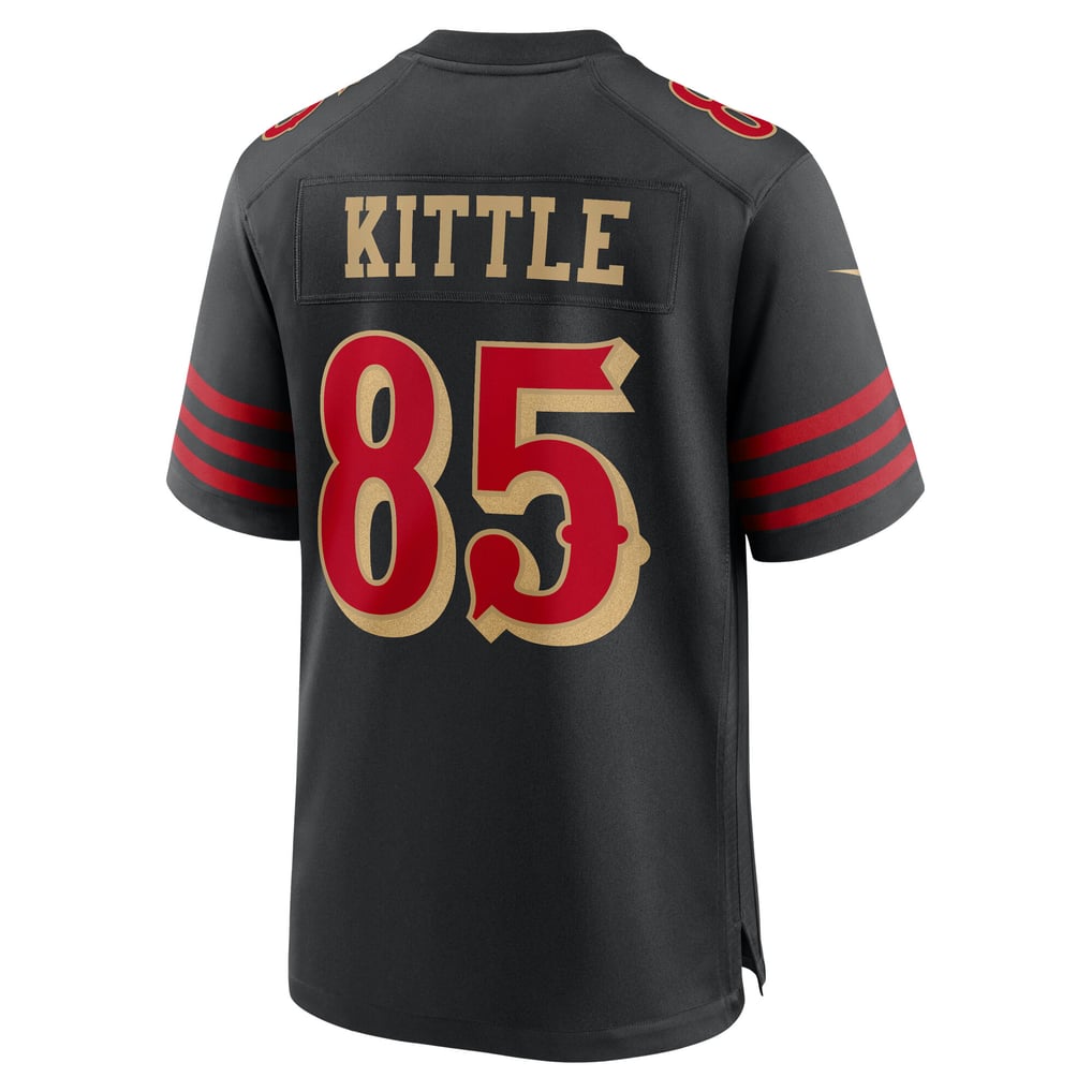 Men's San Francisco 49ers George Kittle Nike Black Rivalries Collection Game Jersey - Image 4