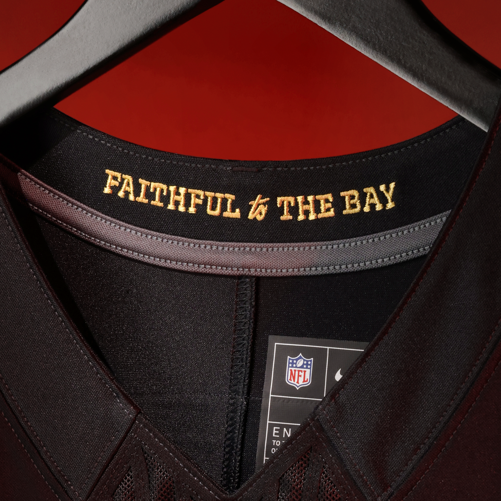 Men's San Francisco 49ers George Kittle Nike Black Rivalries Collection Stitched Limited Jersey - Image 12