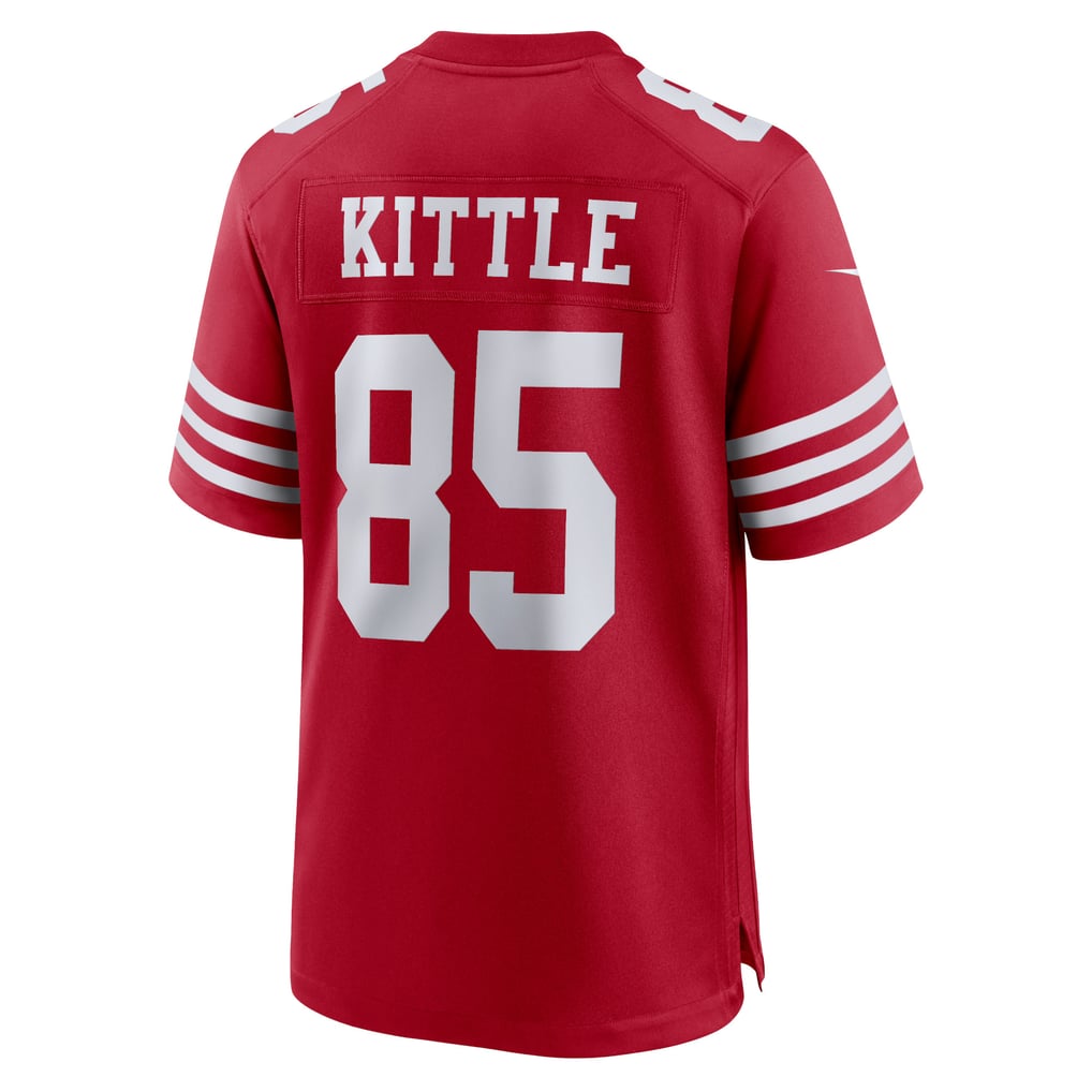 Men's San Francisco 49ers George Kittle Nike Scarlet Player Game Jersey - Image 4