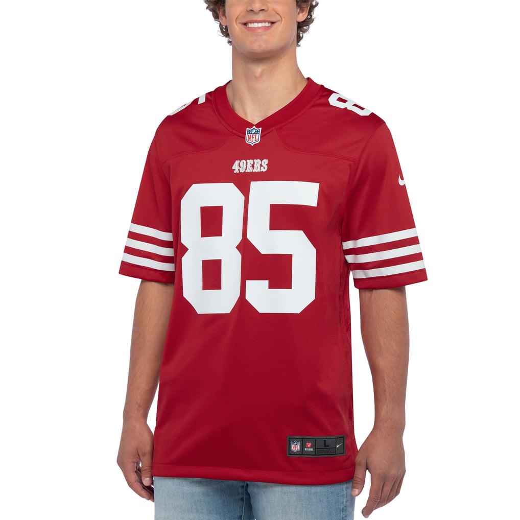 Men's San Francisco 49ers George Kittle Nike Scarlet Player Game Jersey - Image 5