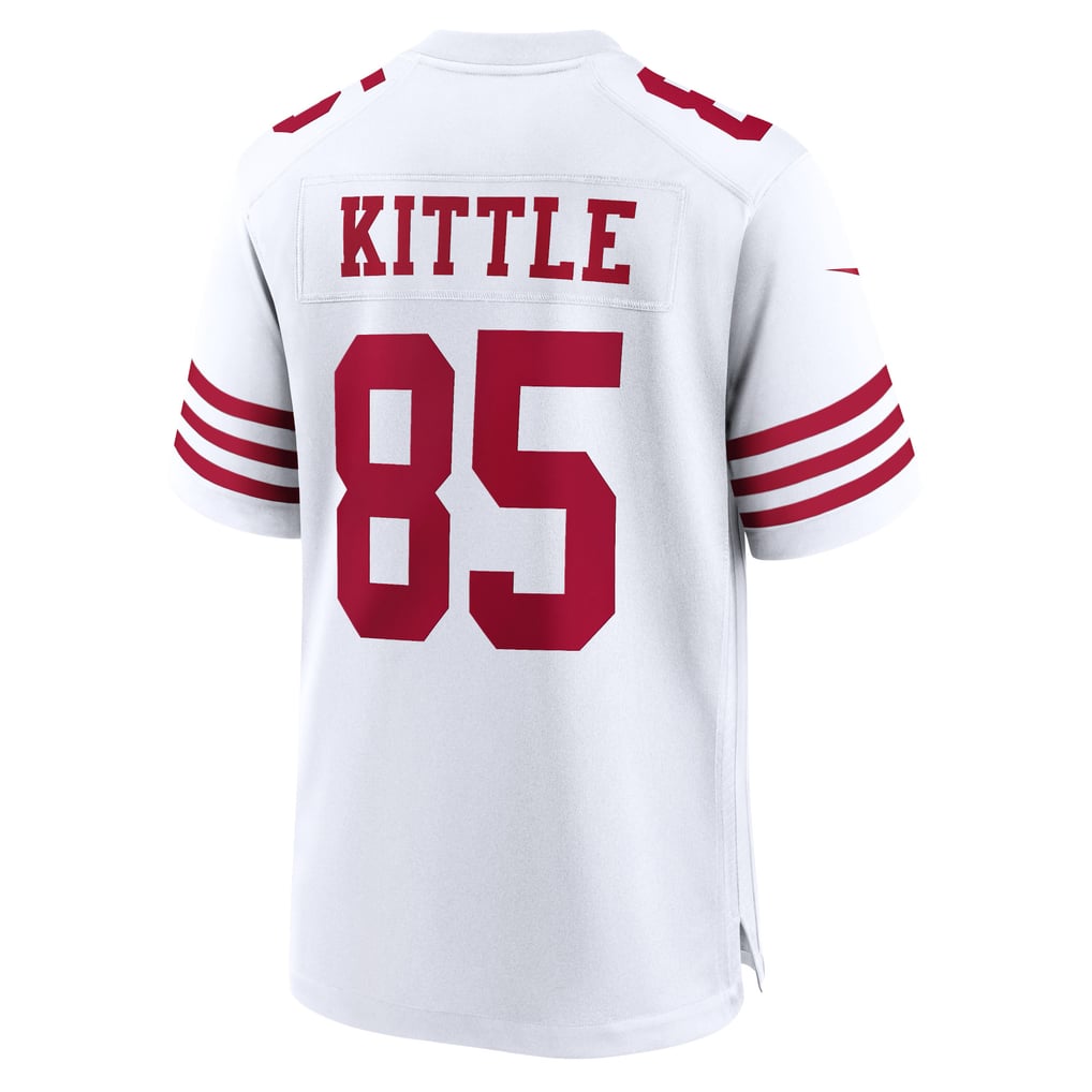 Men's San Francisco 49ers George Kittle Nike White Player Game Jersey - Image 4