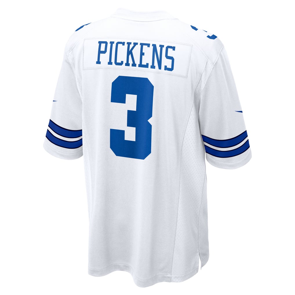 Men's Dallas Cowboys George Pickens Nike White Game Jersey - Image 4