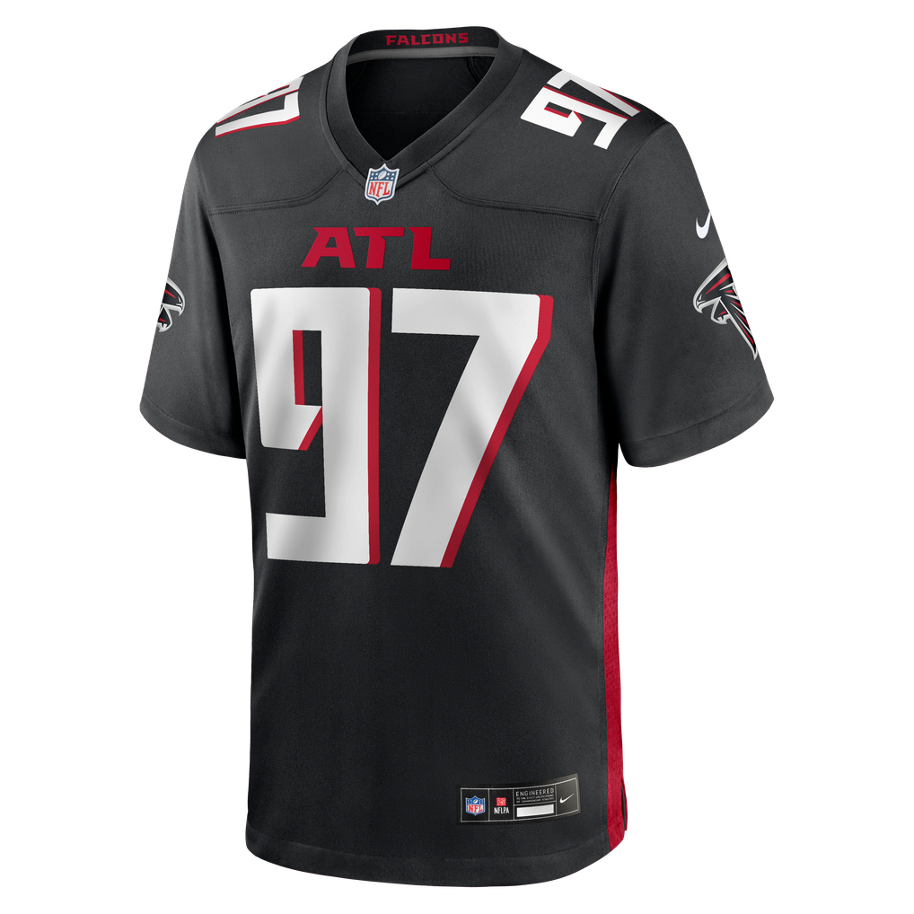 Men's Atlanta Falcons Grady Jarrett Nike Black Game Player Jersey