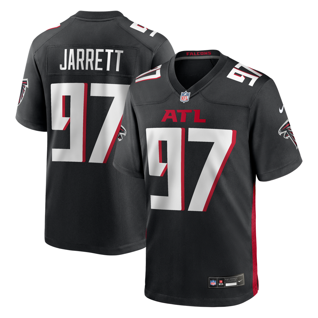 Men's Atlanta Falcons Grady Jarrett Nike Black Game Player Jersey