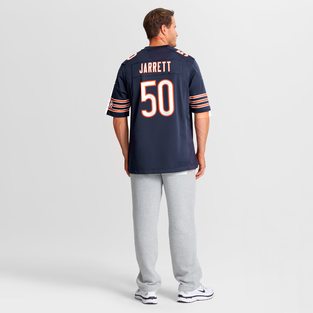 Men's Chicago Bears Grady Jarrett Nike Navy Team Game Jersey - Image 9