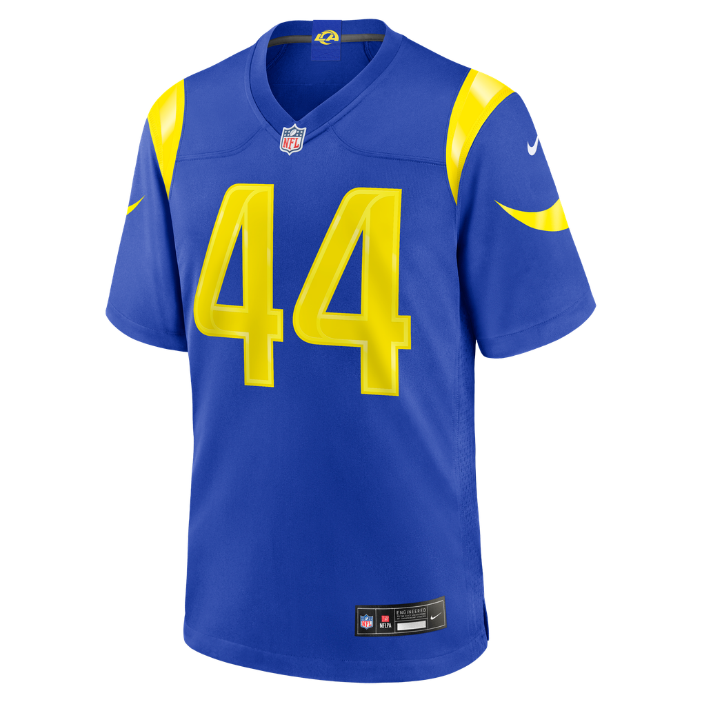 Men's Los Angeles Rams Grant Stuard Nike  Royal Team Game Jersey - Image 3