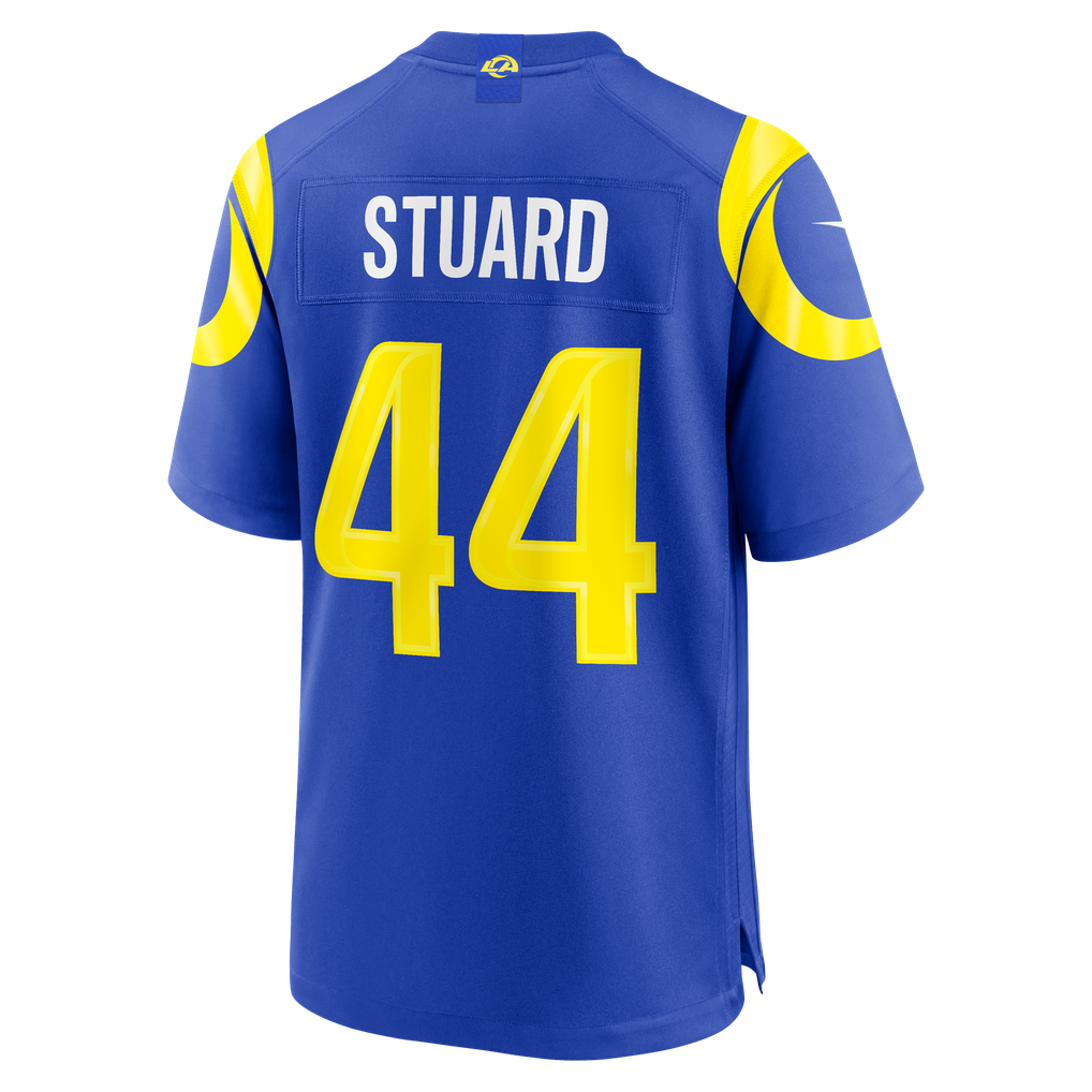 Men's Los Angeles Rams Grant Stuard Nike  Royal Team Game Jersey - Image 4