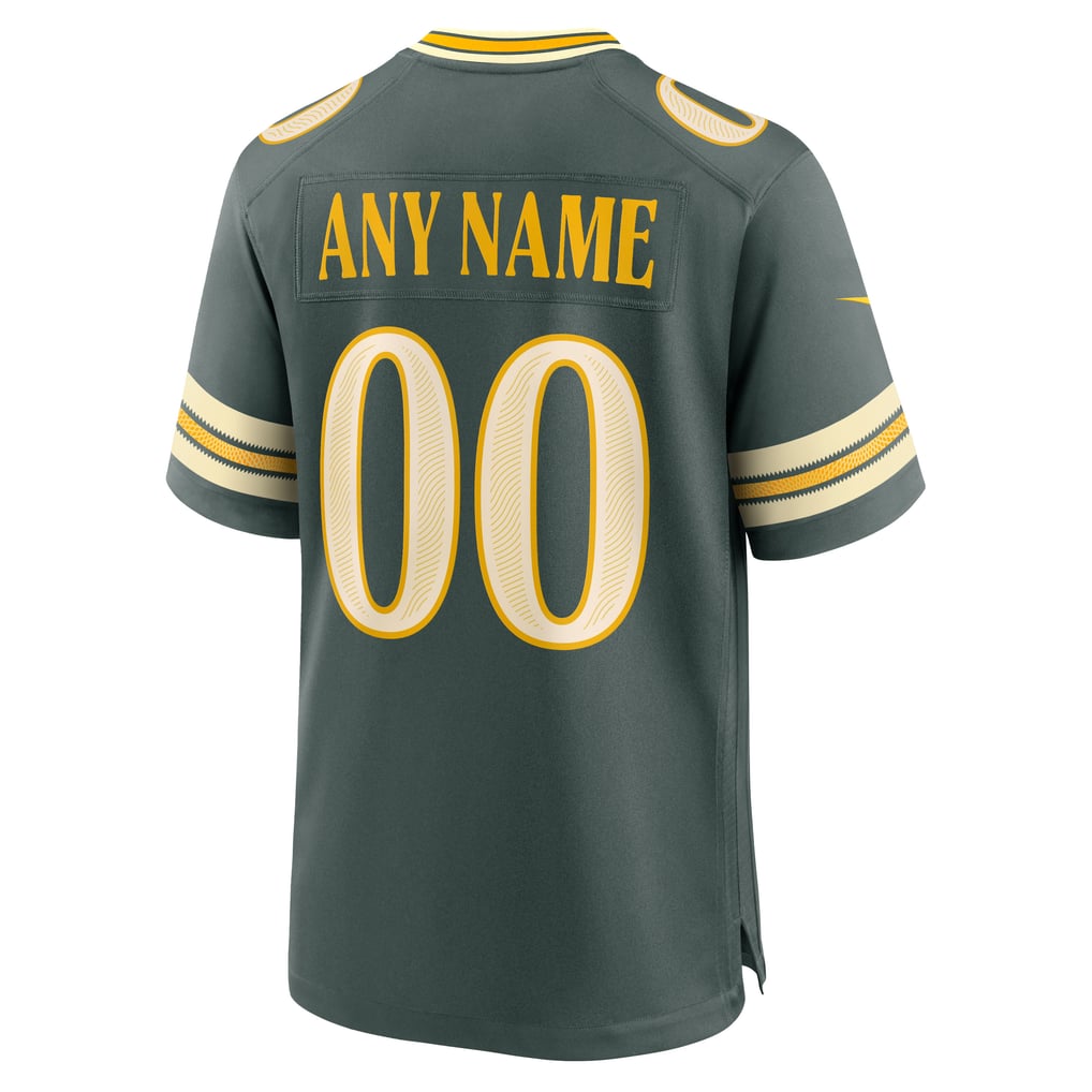 Men's Green Bay Packers  Nike Green 2026 Rivalries Collection Game Custom Jersey - Image 4