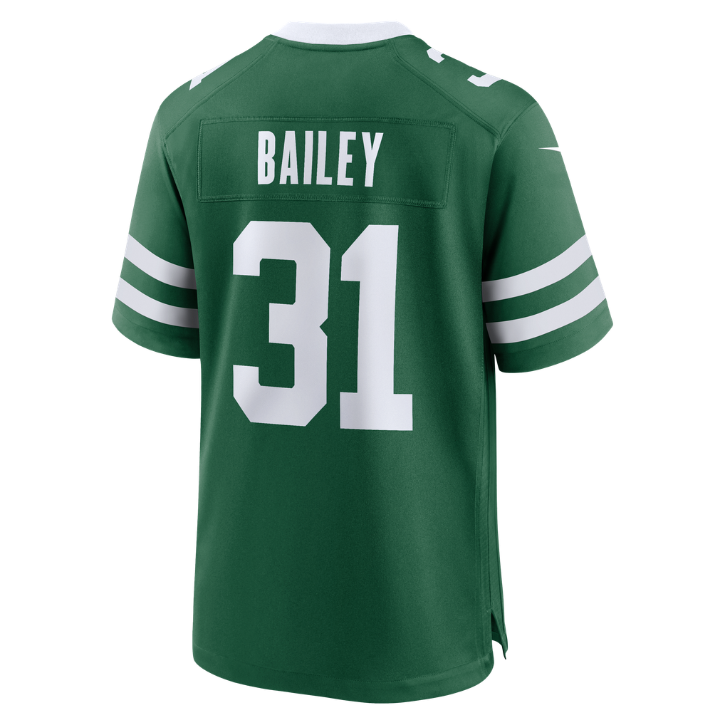 Men's New York Jets David Bailey Nike Green Team Game Jersey - Image 6