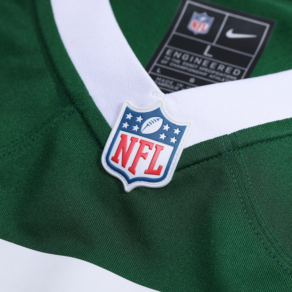 Men's New York Jets David Bailey Nike Green Team Game Jersey - Image 7