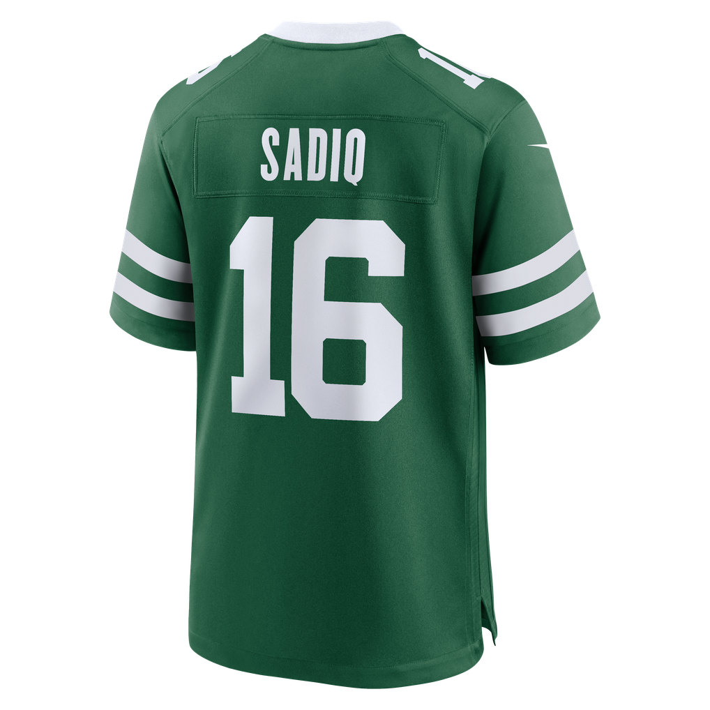Men's New York Jets Kenyon Sadiq Nike Green Team Game Jersey - Image 6