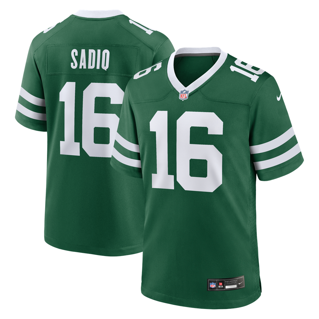 Men's New York Jets Kenyon Sadiq Nike Green Team Game Jersey - Image 1