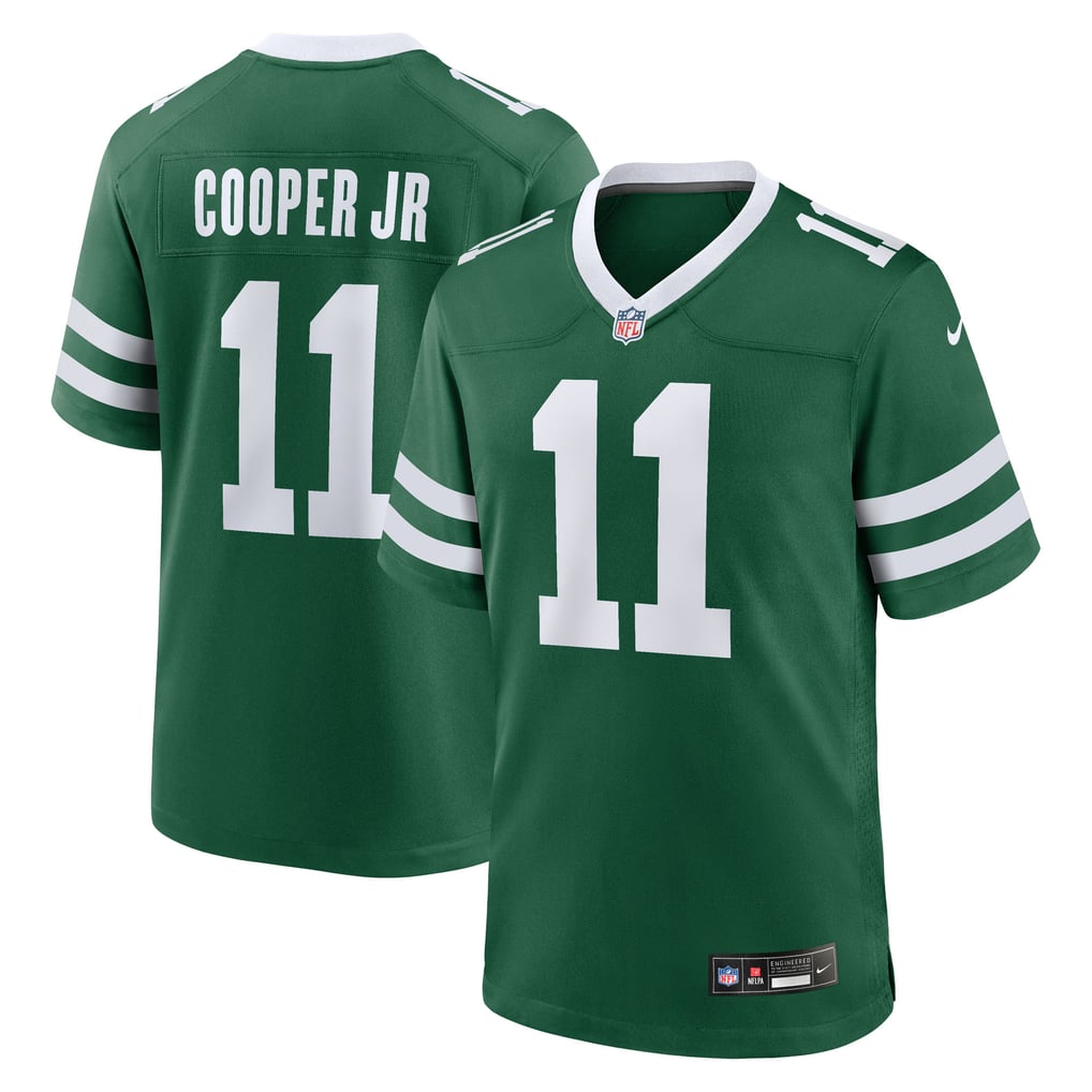 Men's New York Jets Omar Cooper Jr. Nike Green Team Game Jersey - Image 2