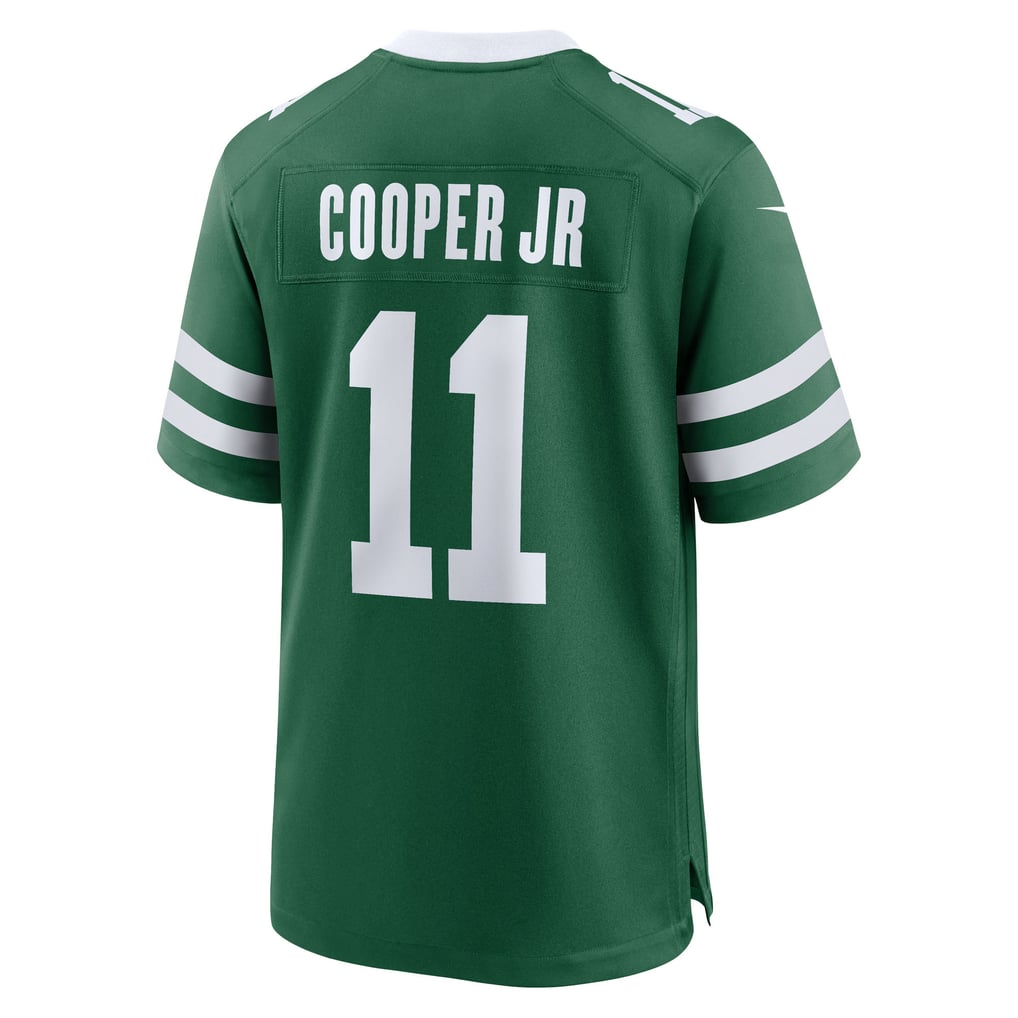 Men's New York Jets Omar Cooper Jr. Nike Green Team Game Jersey - Image 6