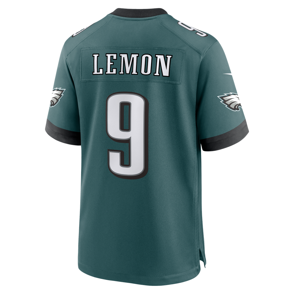 Men's Philadelphia Eagles Makai Lemon Nike Green Team Game Jersey - Image 4