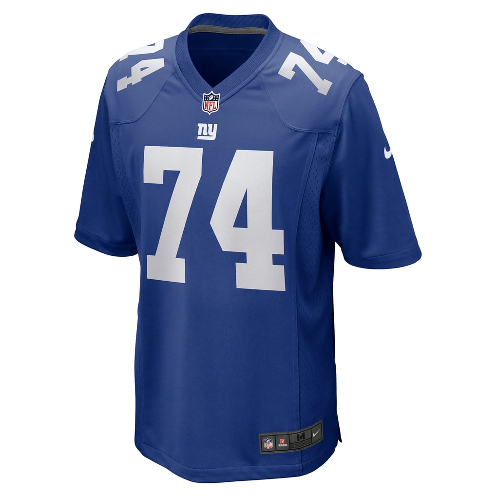 Men's New York Giants Greg Van Roten Nike  Royal Team Game Jersey - Image 3