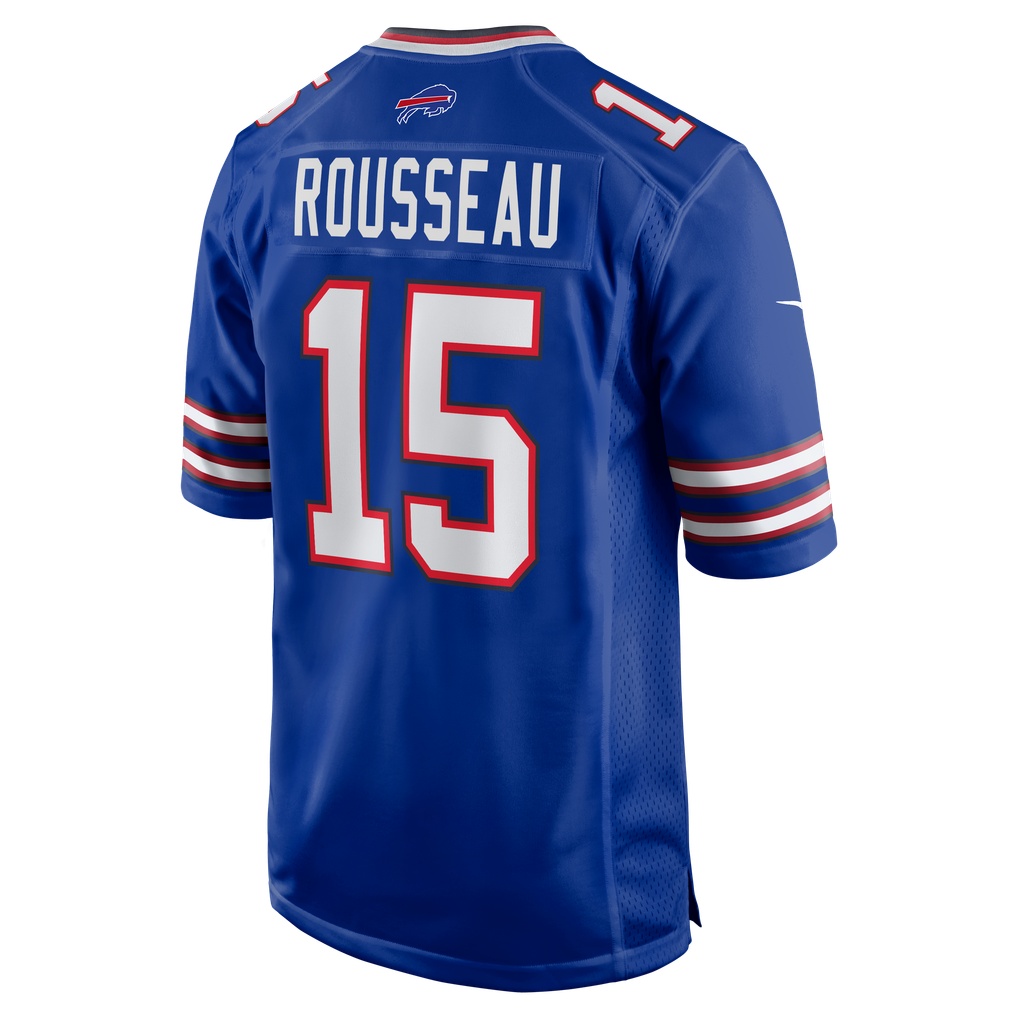 Men's Buffalo Bills Gregory Rousseau Nike Royal Team Game Jersey - Image 6