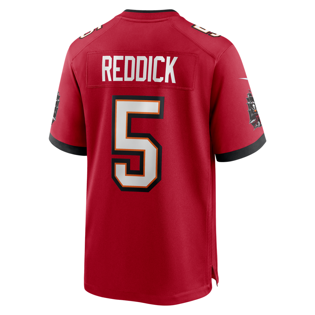 Men's Tampa Bay Buccaneers Haason Reddick Nike  Red Team Game Jersey - Image 4