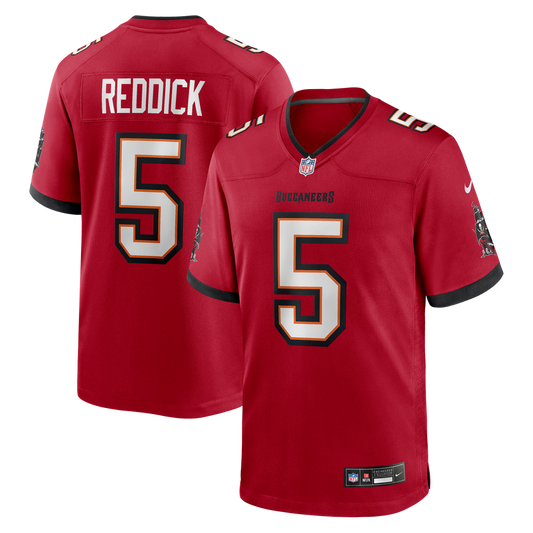 Men's Tampa Bay Buccaneers Haason Reddick Nike  Red Team Game Jersey - Image 1