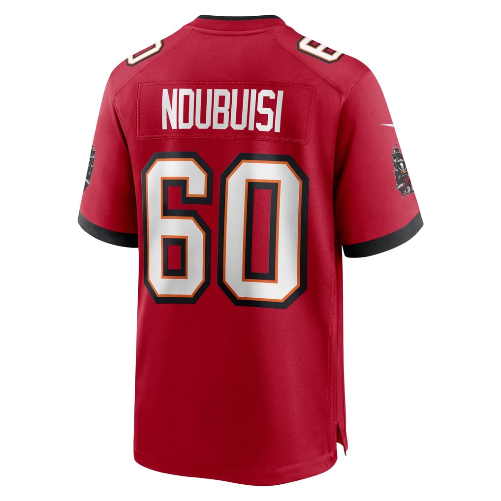 Men's Tampa Bay Buccaneers Haggai Ndubuisi Nike Red Team Game Jersey - Image 6