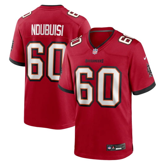 Men's Tampa Bay Buccaneers Haggai Ndubuisi Nike Red Team Game Jersey - Image 1