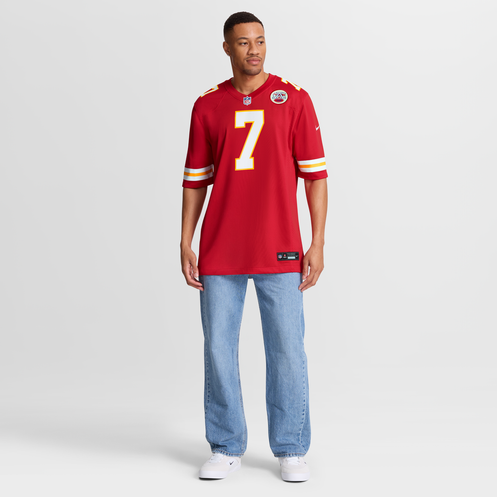 Men's Kansas City Chiefs Harrison Butker Nike Red Game Jersey - Image 8