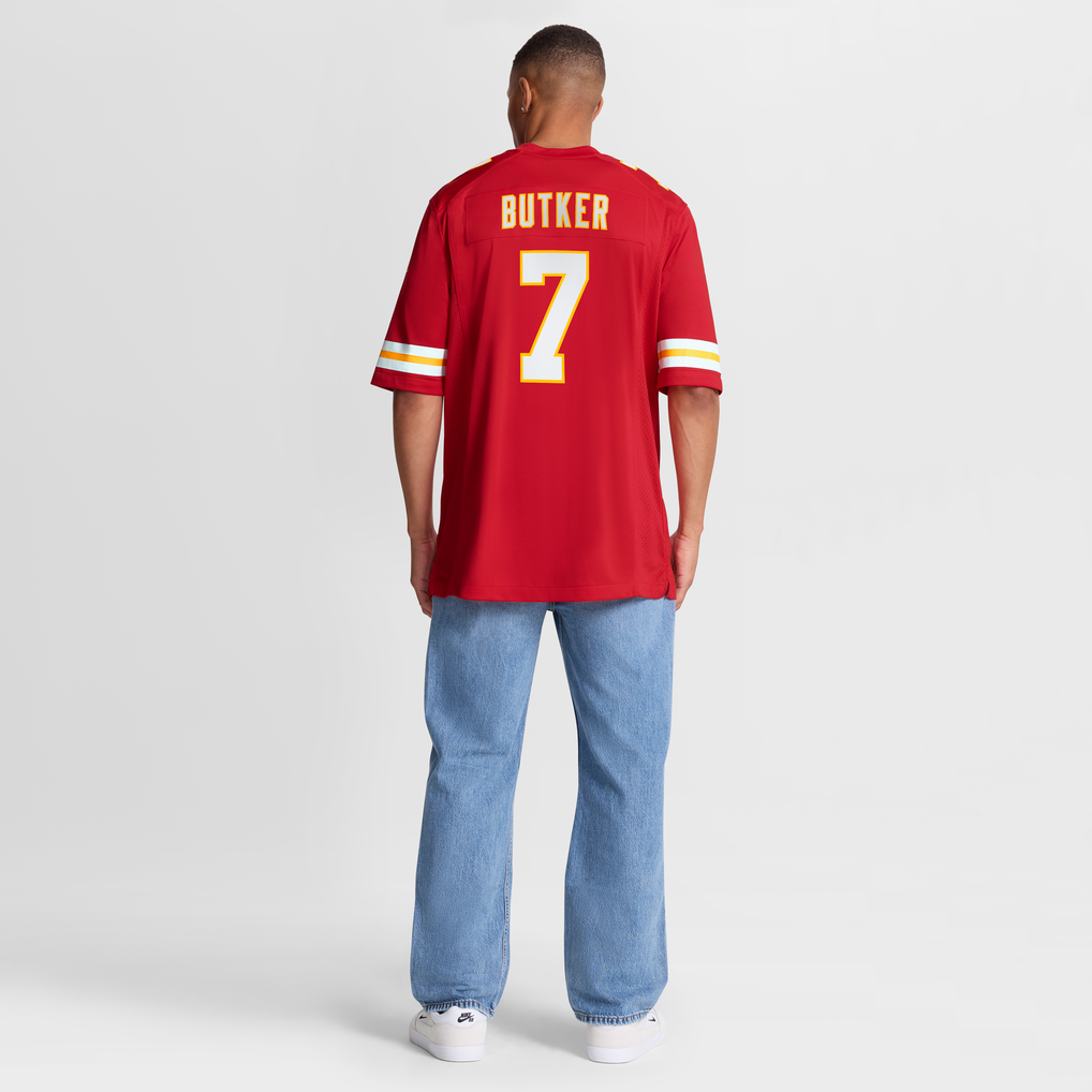Men's Kansas City Chiefs Harrison Butker Nike Red Game Jersey - Image 9