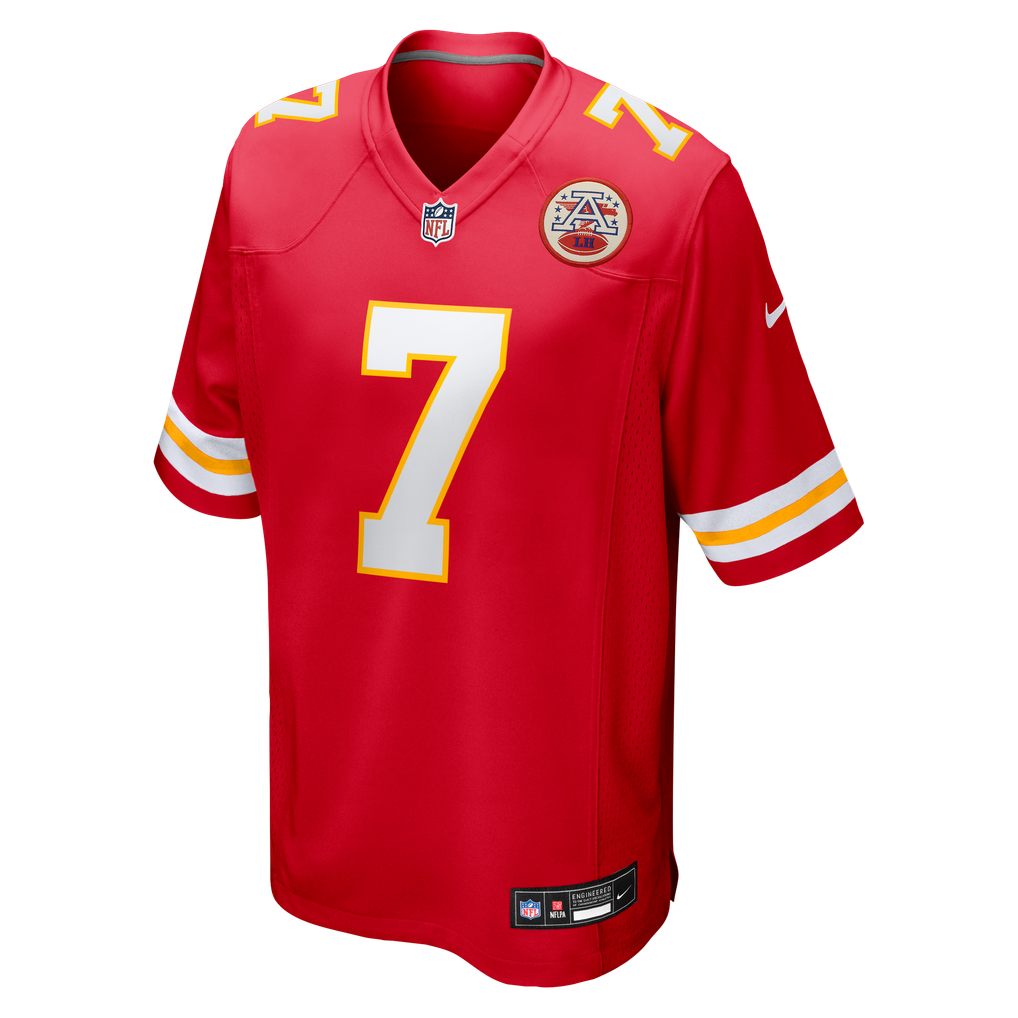 Men's Kansas City Chiefs Harrison Butker Nike Red Game Jersey - Image 3