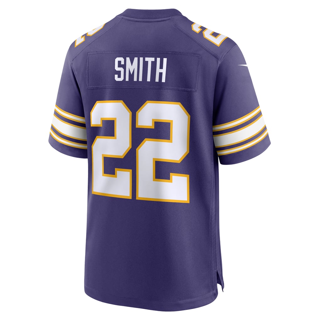 Men's Minnesota Vikings Harrison Smith Nike Purple Classic Player Game Jersey - Image 4