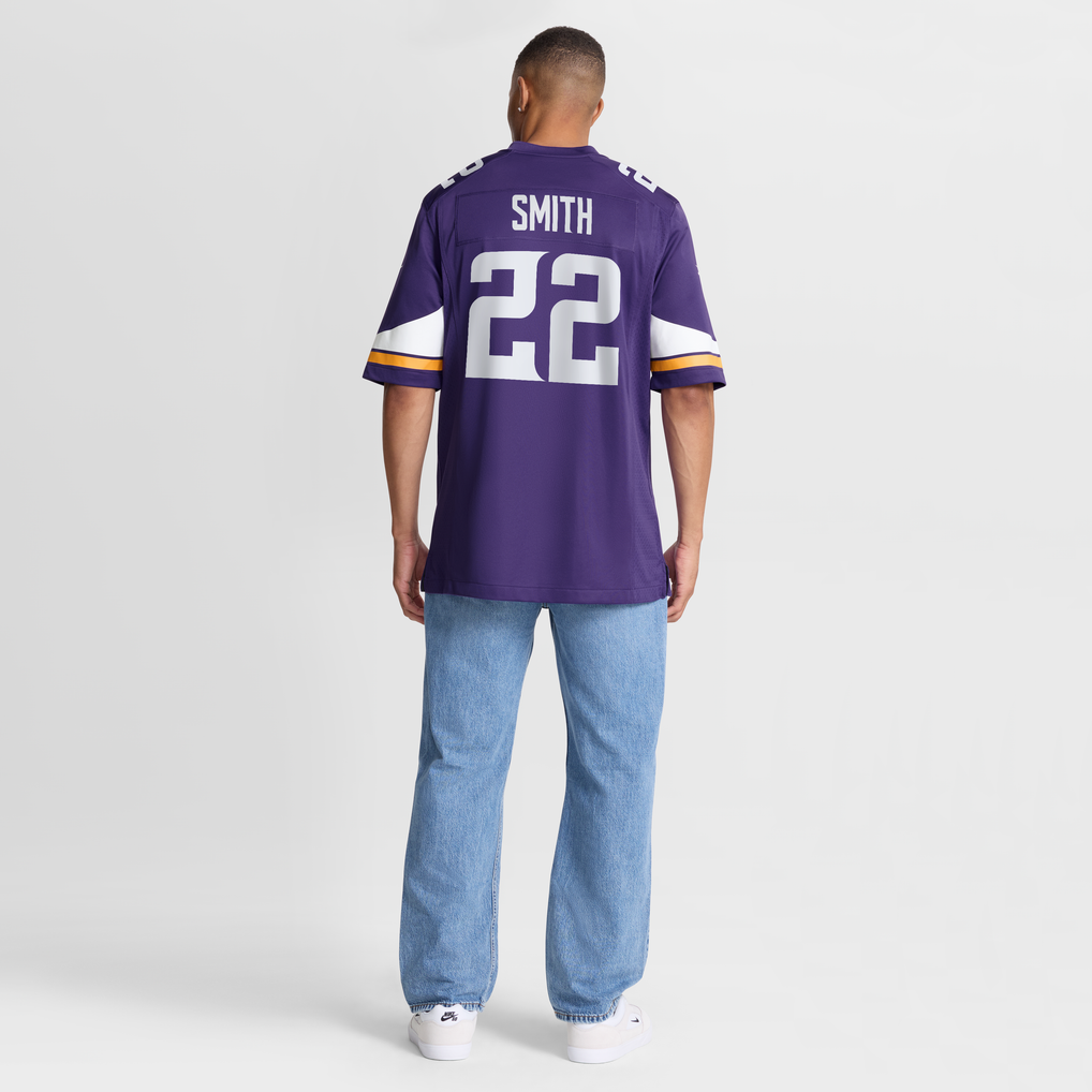 Men's Minnesota Vikings Harrison Smith Nike Purple Game Jersey - Image 9