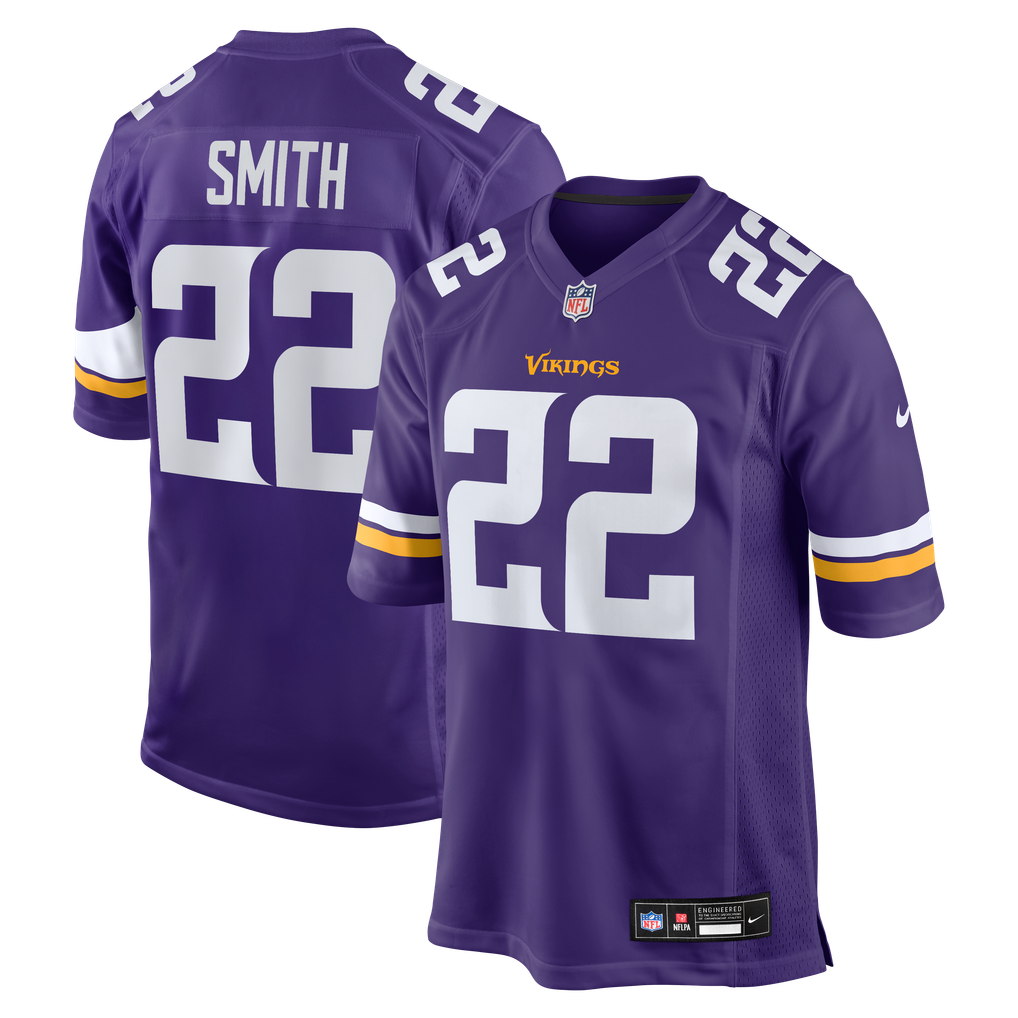 Men's Minnesota Vikings Harrison Smith Nike Purple Game Jersey - Image 1
