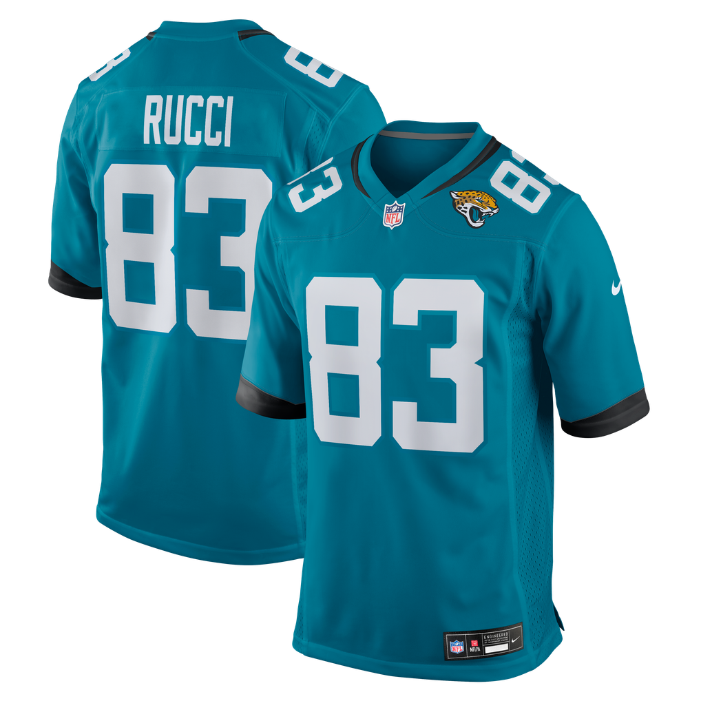 Men's Jacksonville Jaguars Hayden Rucci Nike Teal Team Game Jersey - Image 2