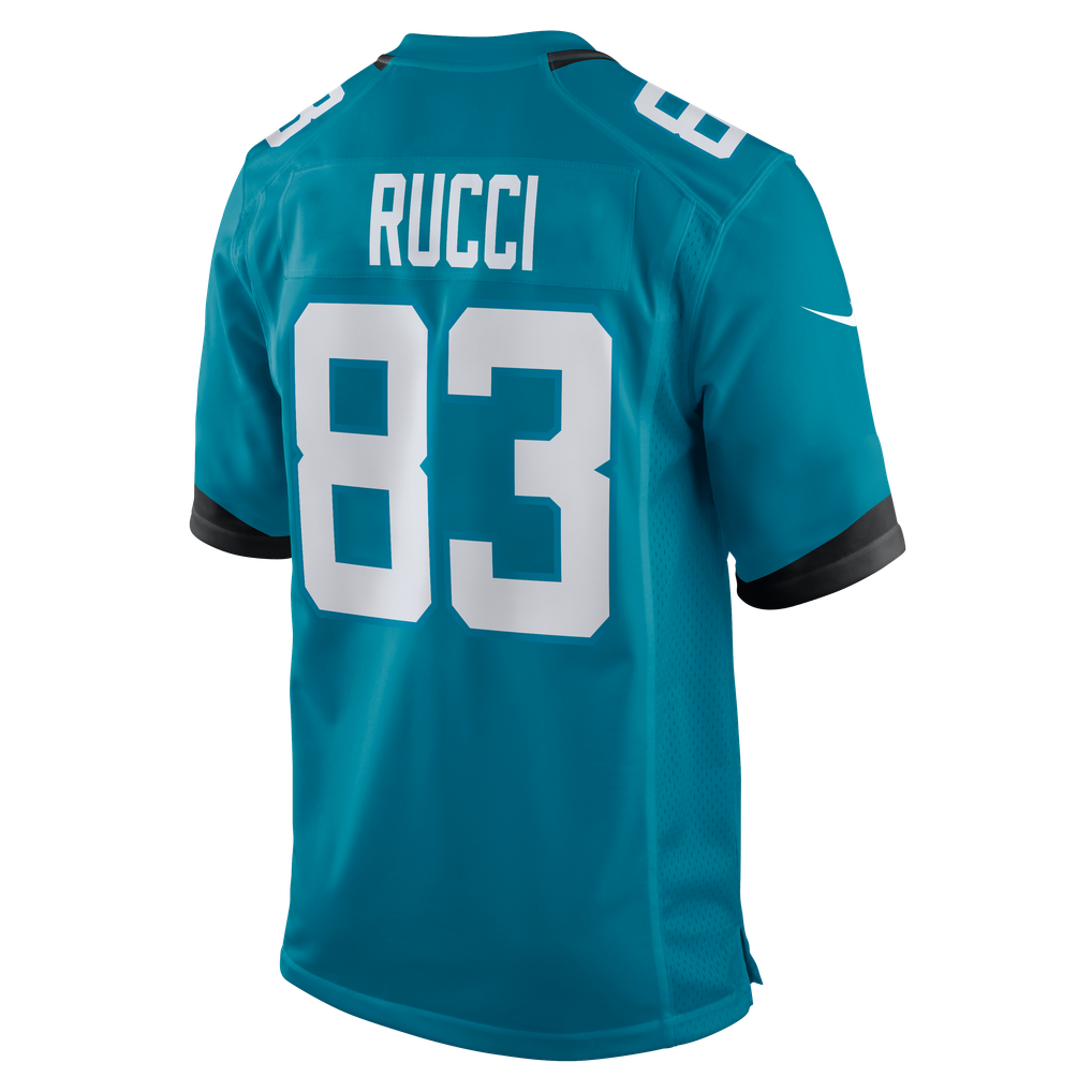 Men's Jacksonville Jaguars Hayden Rucci Nike Teal Team Game Jersey - Image 6