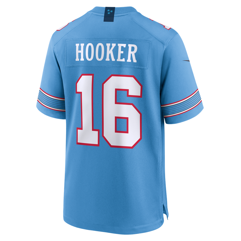 Men's Tennessee Titans Hendon Hooker Nike Light Blue Team Game Jersey - Image 4