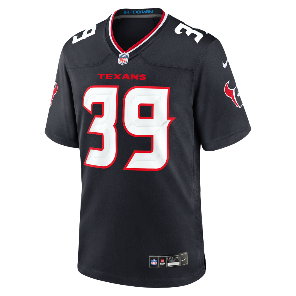 Men's Houston Texans Henry To'oto'o Nike  Navy Team Game Jersey - Image 3