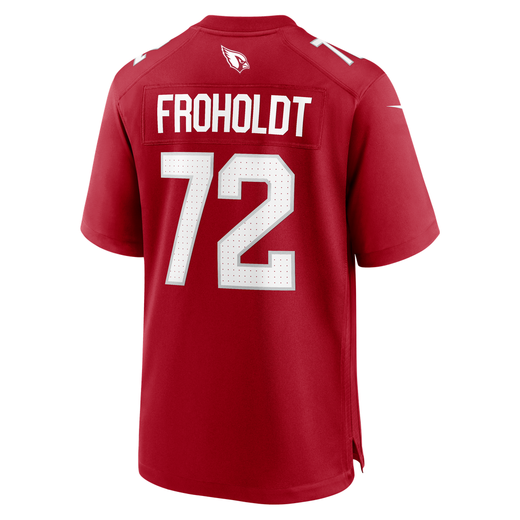 Men's Arizona Cardinals Hjalte Froholdt Nike  Cardinal Team Game Jersey - Image 4
