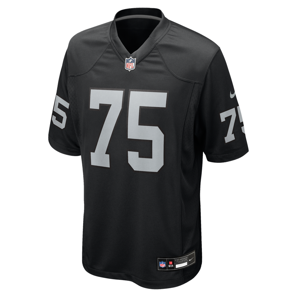Men's Las Vegas Raiders Howie Long Nike Black Game Retired Player Jersey - Image 3