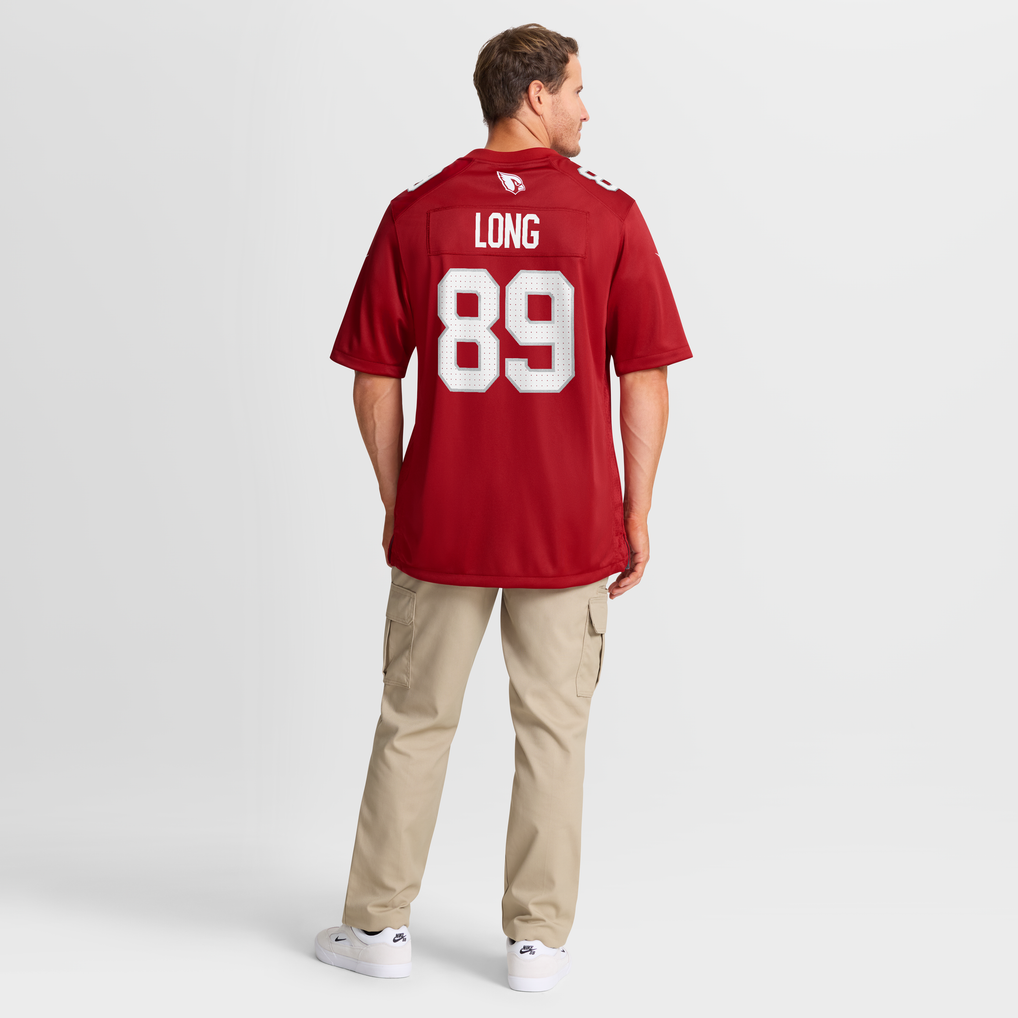 Men's Arizona Cardinals Hunter Long Nike Cardinal Team Game Jersey - Image 4