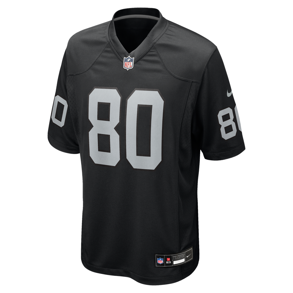 Men's Las Vegas Raiders Ian Thomas Nike  Black Team Game Jersey - Image 3