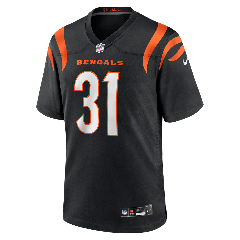 Men's Cincinnati Bengals Ickey Woods Nike Black Retired Player Game Jersey - Image 3