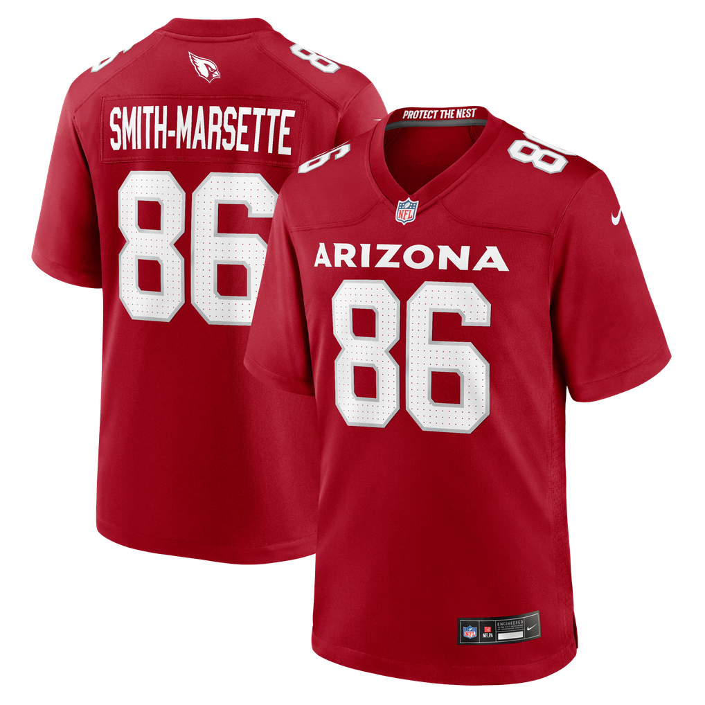 Men's Arizona Cardinals Ihmir Smith-Marsette Nike Cardinal Team Game Jersey - Image 2