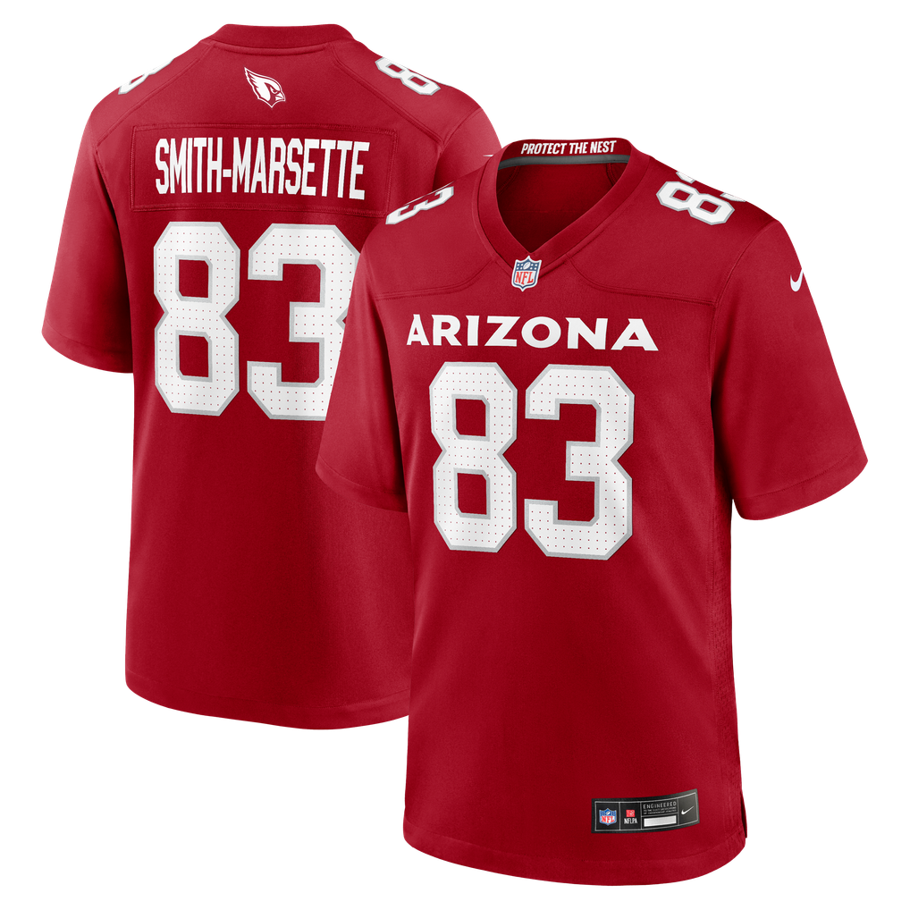 Men's Arizona Cardinals Ihmir Smith-Marsette Nike Cardinal Team Game Jersey - Image 2