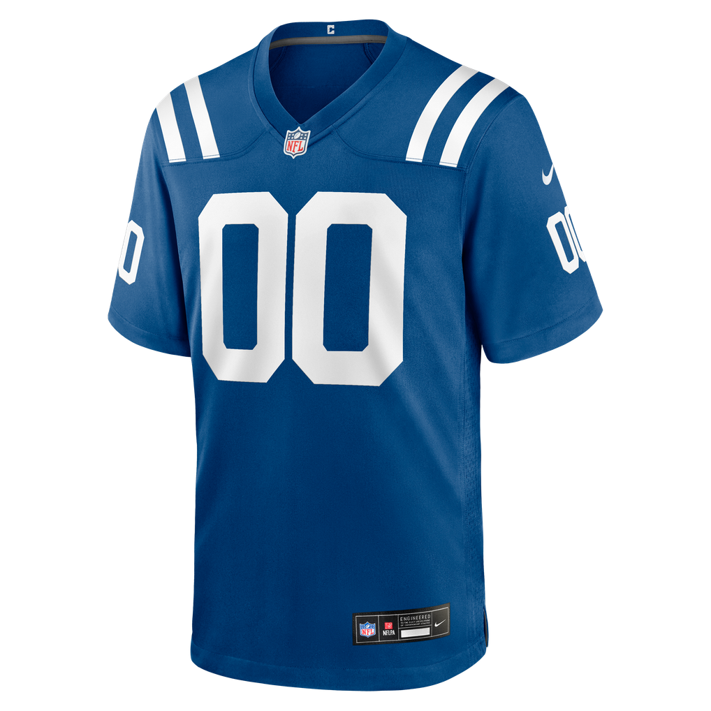Men's Nike Indianapolis Colts Royal Custom Game Jersey - Image 3
