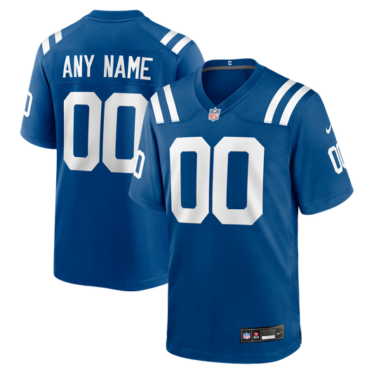 Men's Nike Indianapolis Colts Royal Custom Game Jersey - Image 1